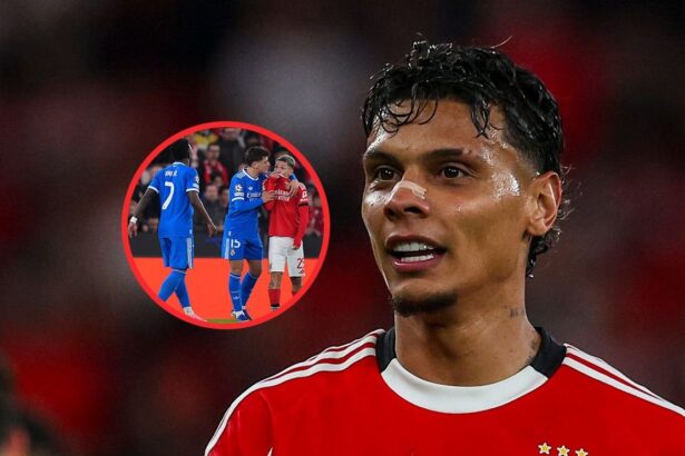 Richard Rios y un mensaje a Prestianni companero El mediocampista Richard Ríos calificó como 'lamentable' la actitud de Gianluca Prestianni tras los insultos racistas dirigidos al brasileño Vinícius Jr.