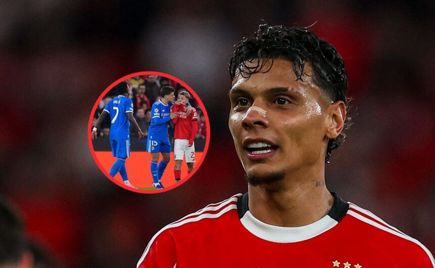 Richard Rios y un mensaje a Prestianni companero El mediocampista Richard Ríos calificó como 'lamentable' la actitud de Gianluca Prestianni tras los insultos racistas dirigidos al brasileño Vinícius Jr.