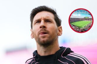 Trabajos a contrarreloj en el nuevo estadio de Int El equipo de Lionel Messi trabaja intensamente para tener listo su escenario deportivo antes del inicio de la nueva temporada de la MLS.