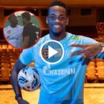 VIDEO Fue su debut y Jhon Duran casi pierde la c El delantero Jhon Durán vivió un estreno accidentado tras un fuerte cruce con un rival que casi le cuesta la tarjeta roja en su primer partido en Rusia.