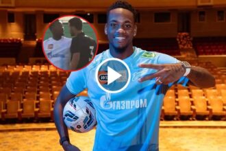 VIDEO Fue su debut y Jhon Duran casi pierde la c El delantero Jhon Durán vivió un estreno accidentado tras un fuerte cruce con un rival que casi le cuesta la tarjeta roja en su primer partido en Rusia.