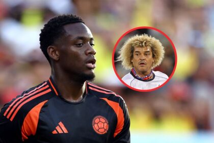 Conmocion en Colombia Jhon Duran llama a El Pibe El atacante Jhon Durán calificó a Carlos 'El Pibe' Valderrama como un "jugador retirado" tras los rumores de conflictos internos en la Selección de Colombia.