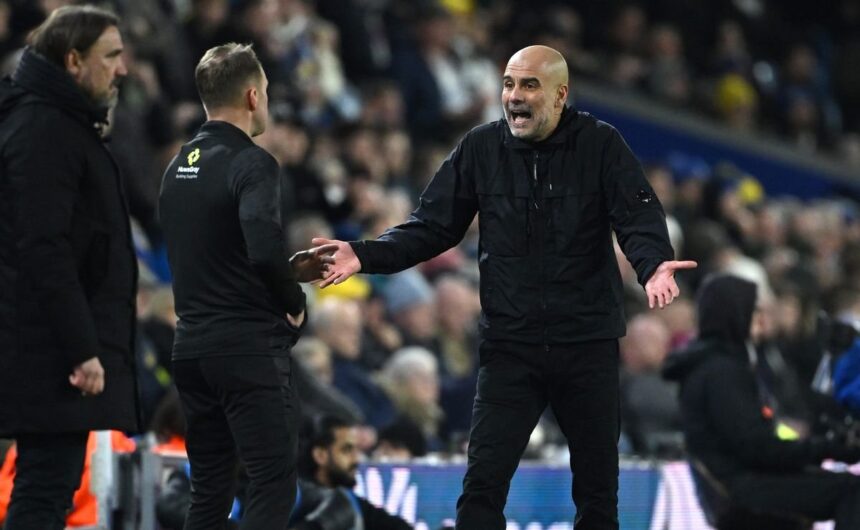Dura sancion a Pep Guardiola en la Premier League El estratega Pep Guardiola recibió dos fechas de suspensión tras ser amonestado ante Newcastle. Se perderá partidos de Premier League y FA Cup.