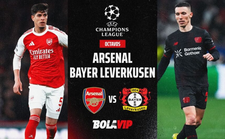 EN VIVO Y GRATIS Arsenal de Piero Hincapie vs Bay Sigue el minuto a minuto del emocionante choque entre Arsenal y el Bayer Leverkusen del ecuatoriano Piero Hincapié por los octavos de la Champions League.