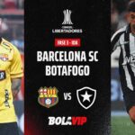 EN VIVO Y GRATIS Barcelona SC vs Botafogo por la Sigue el minuto a minuto de Barcelona SC frente a Botafogo por la Fase 3 de la Copa Libertadores. El Ídolo busca un lugar en la fase de grupos.