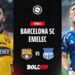 EN VIVO Y GRATIS Barcelona SC vs Emelec por la fe Siga las incidencias del Clásico del Astillero entre Barcelona SC y Emelec por la tercera fecha de la LigaPro, el duelo más esperado del fútbol ecuatoriano.