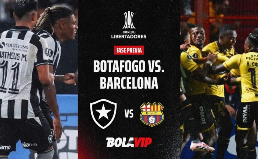EN VIVO Y GRATIS Botafogo vs. Barcelona por la fas Barcelona SC busca sellar su clasificación a la fase de grupos enfrentando a Botafogo en un choque electrizante por la Fase 3 de la Copa Libertadores.