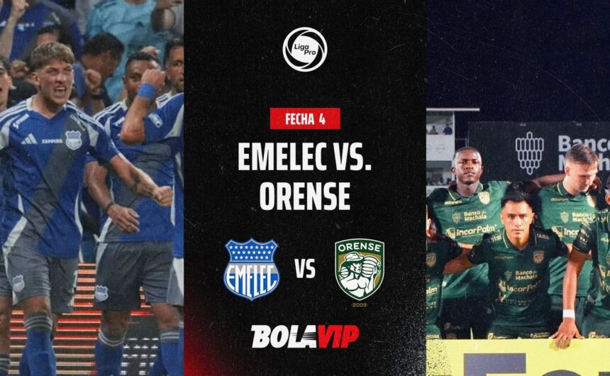 EN VIVO Y GRATIS Emelec vs. Orense por la fecha 4 Sigue las emociones del partido entre Emelec y Orense en el Capwell. El 'Bombillo' busca los tres puntos en esta jornada 4 del fútbol ecuatoriano.