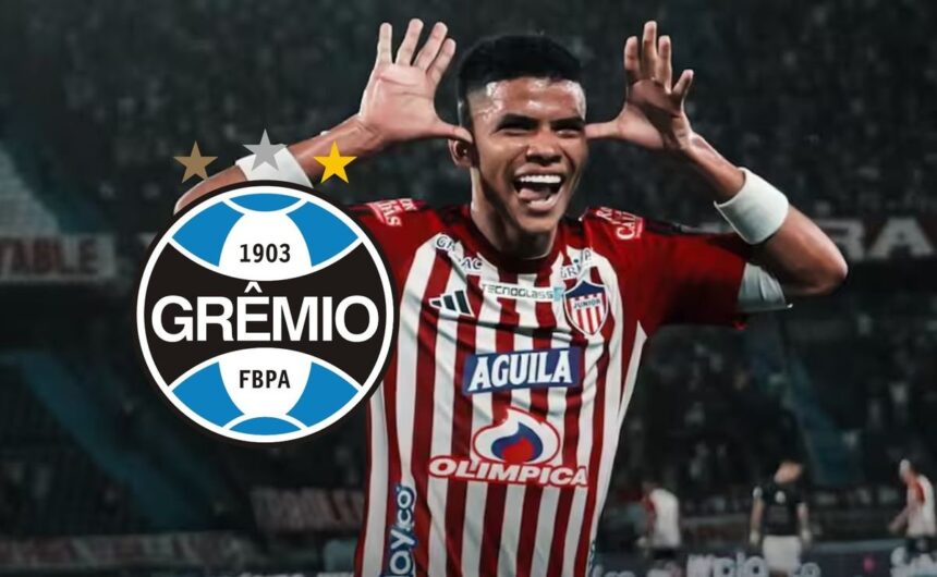 Jose Enamorado brilla en Gremio de Brasil y se ofr El volante colombiano **José Enamorado** atraviesa un gran momento en el **Gremio de Brasil** y ya suena para reforzar a un sorpresivo equipo en el mercado.