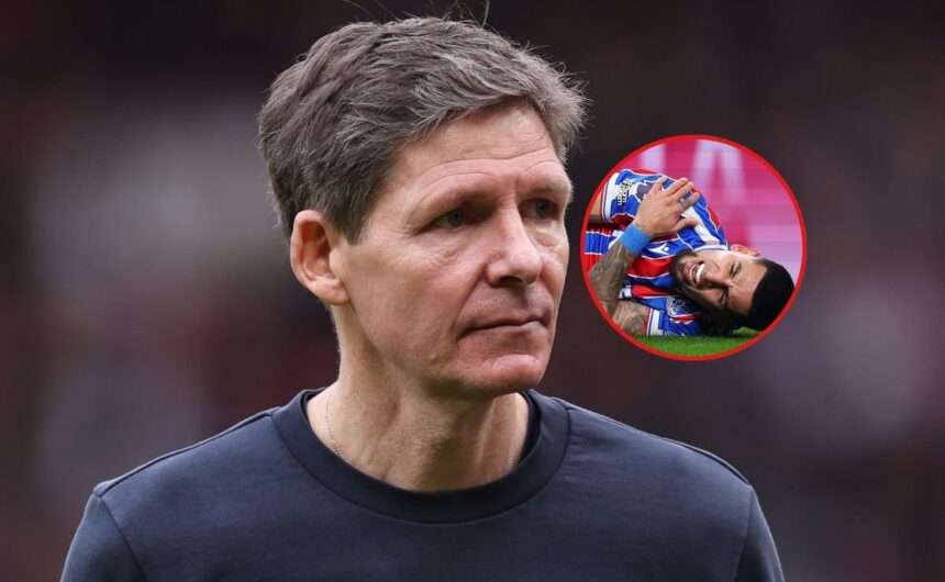 Oliver Glasner rompe el silencio sobre la lesion d El técnico Oliver Glasner brindó una actualización poco alentadora sobre el estado de salud de Daniel Muñoz, calificando su recuperación como complicada.