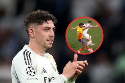 Pese a los 3 goles con Real Madrid a Federico Val A pesar de su gran momento goleador con el Real Madrid, el uruguayo Federico Valverde sigue siendo tendencia por su intenso enfrentamiento con Richard Ríos.