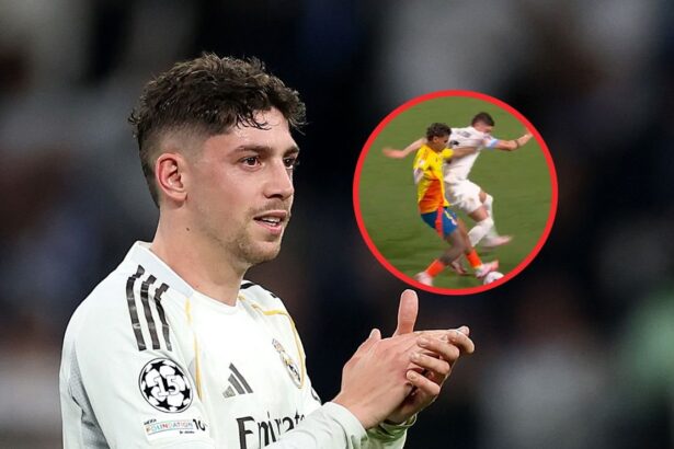 Pese a los 3 goles con Real Madrid a Federico Val A pesar de su gran momento goleador con el Real Madrid, el uruguayo Federico Valverde sigue siendo tendencia por su intenso enfrentamiento con Richard Ríos.