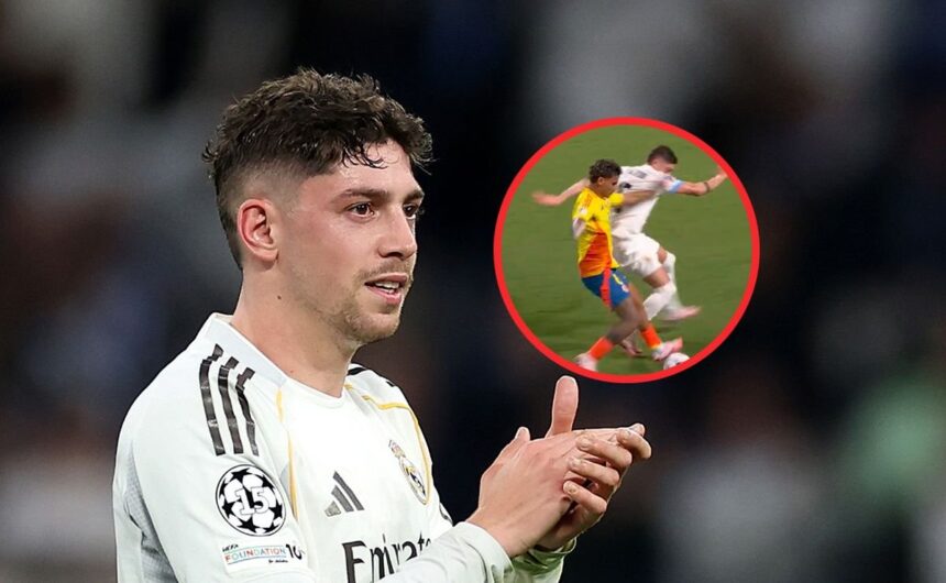 Pese a los 3 goles con Real Madrid a Federico Val A pesar de su gran momento goleador con el Real Madrid, el uruguayo Federico Valverde sigue siendo tendencia por su intenso enfrentamiento con Richard Ríos.