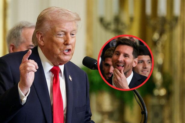Tras conocer a Messi en persona Trump cambio de p Donald Trump conoció a Lionel Messi en persona y compartió su opinión sobre quién es el mejor jugador de la historia del fútbol mundial.