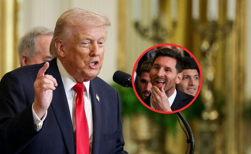 Tras conocer a Messi en persona Trump cambio de p Donald Trump conoció a Lionel Messi en persona y compartió su opinión sobre quién es el mejor jugador de la historia del fútbol mundial.