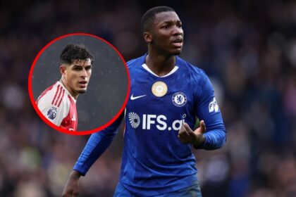 VIDEO Tranquilos El tremendo empujon de Moises Moisés Caicedo y Piero Hincapié protagonizaron un curioso momento que se volvió tendencia entre los seguidores de la Selección de Ecuador.