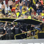 image 2 Barcelona SC volvió a recibir un duro golpe. El Ídolo cayó 1-2 ante Macará en el estadio Monumental y la derrota provocó la reacción de un sector de la hinchada.