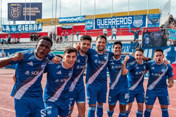 img 8161 Emelec consiguió una valiosa victoria fuera de casa tras imponerse por 3-1 a Leones del Norte en el estadio Olímpico de Ibarra. El encuentro correspondió a la tercera jornada del cuadrangular que define un cupo para la Copa Sudamericana 2027.